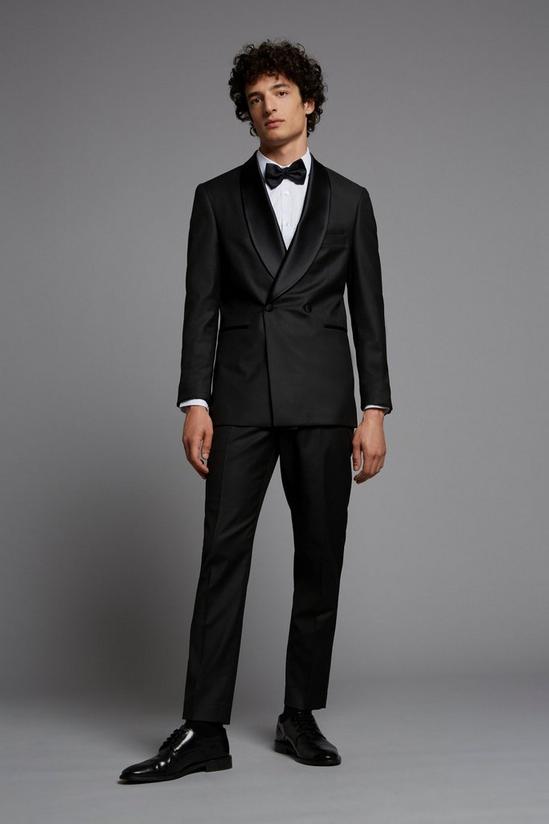 Burton 1904 Tailored Fit Black Shawl Premium Tux Suit Jacket 1