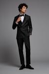 Burton 1904 Tailored Fit Black Shawl Premium Tux Suit Jacket thumbnail 5