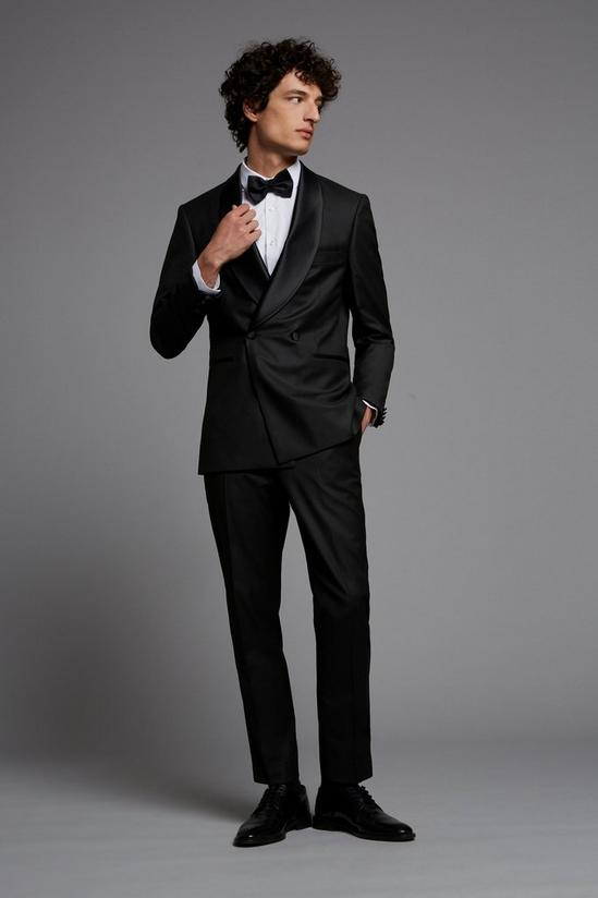 Burton 1904 Tailored Fit Black Shawl Premium Tux Suit Jacket 5