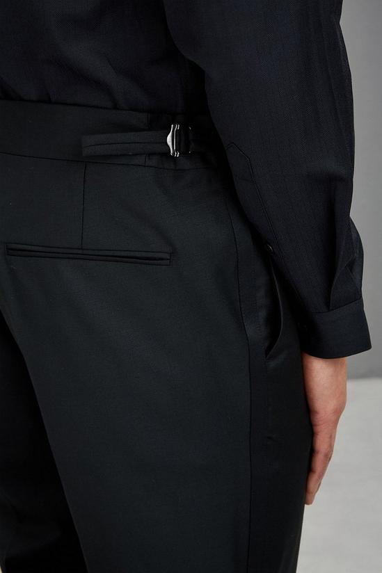 Burton Slim Fit Black Premium 1904 Tux Suit Trousers 4