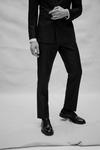 Burton 1904 Tailored Fit Black Premium Tux Suit Trousers thumbnail 3