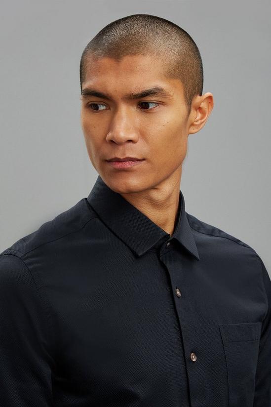 Burton Slim Fit Long Sleeve Smart Pocket Detail Shirt 4