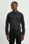 Burton Slim Fit Long Sleeve Concealed Placket Contrast Button Shirt thumbnail 1