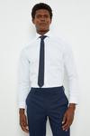 Burton White Skinny Fit Long Sleeve Cutaway Collar Shirt thumbnail 2