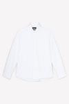 Burton White Slim Fit Long Sleeve Cutaway Collar Shirt thumbnail 5