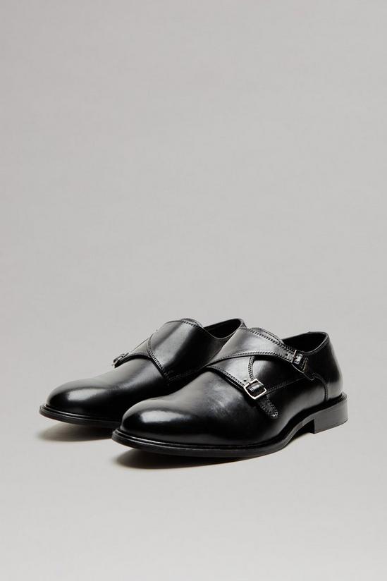 Burton Premium Leather Monk Shoes 2