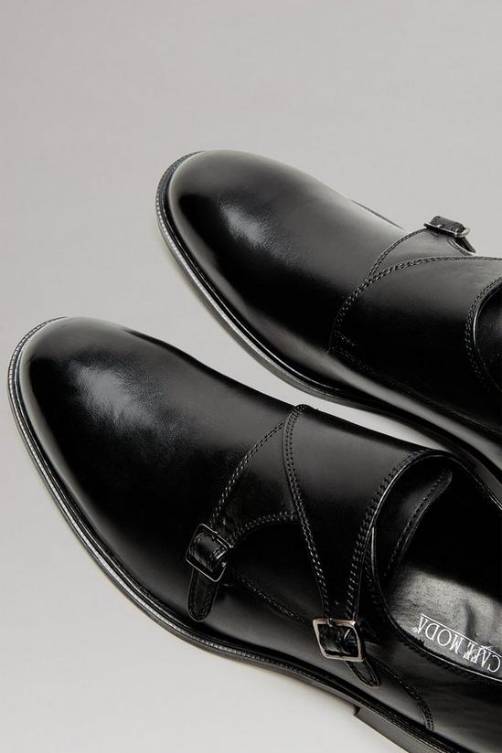 Burton Premium Leather Monk Shoes 3