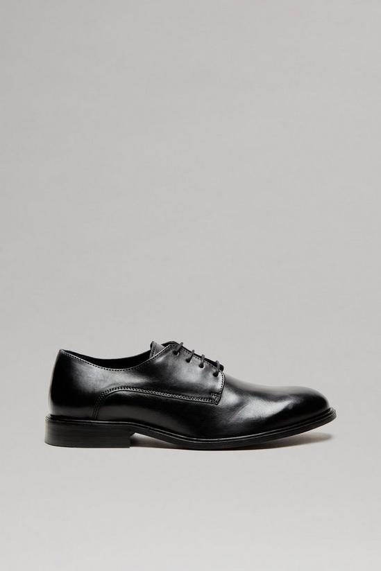 Burton Black Premium Leather Derby Shoes 1