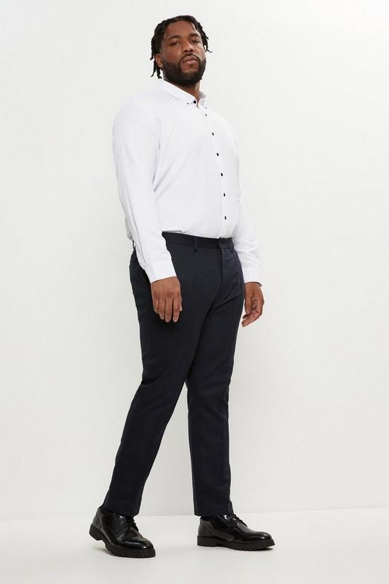 Burton Plus & Tall Slim Contrast Button Down Shirt 2