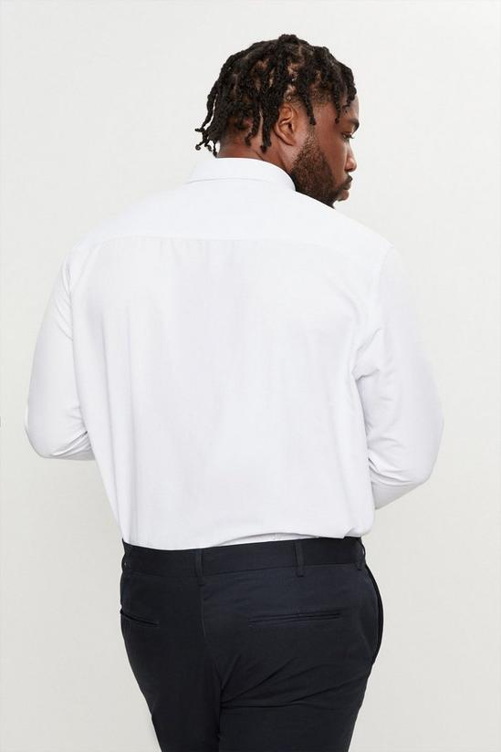 Burton Plus & Tall Slim Contrast Button Down Shirt 3