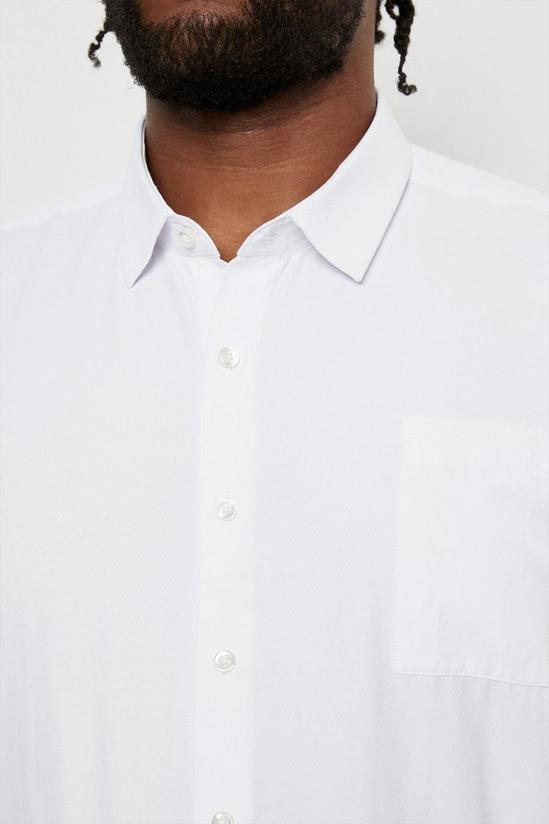 Burton Plus & Tall Slim Smart Pocket Detail Shirt 4