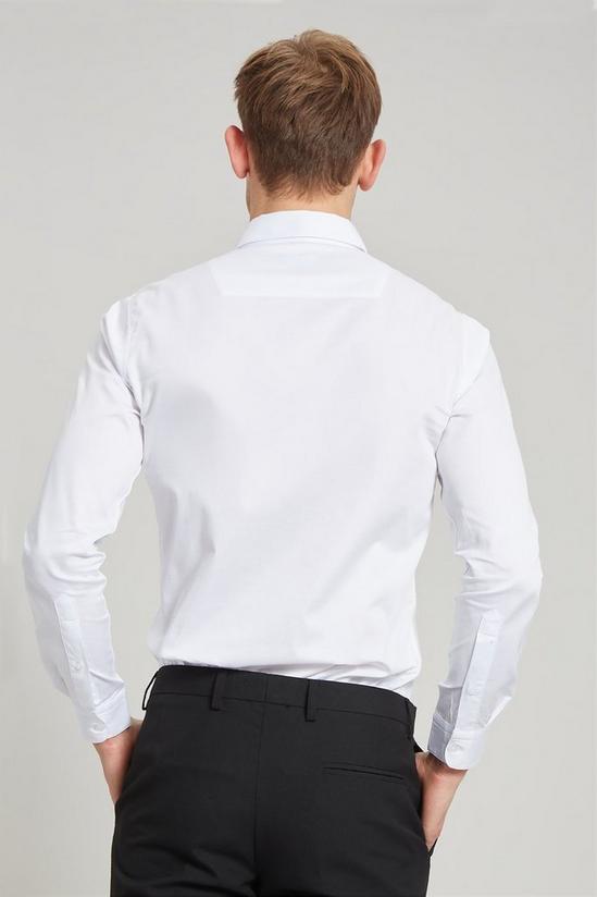 Burton Skinny White Satin Shirt 3