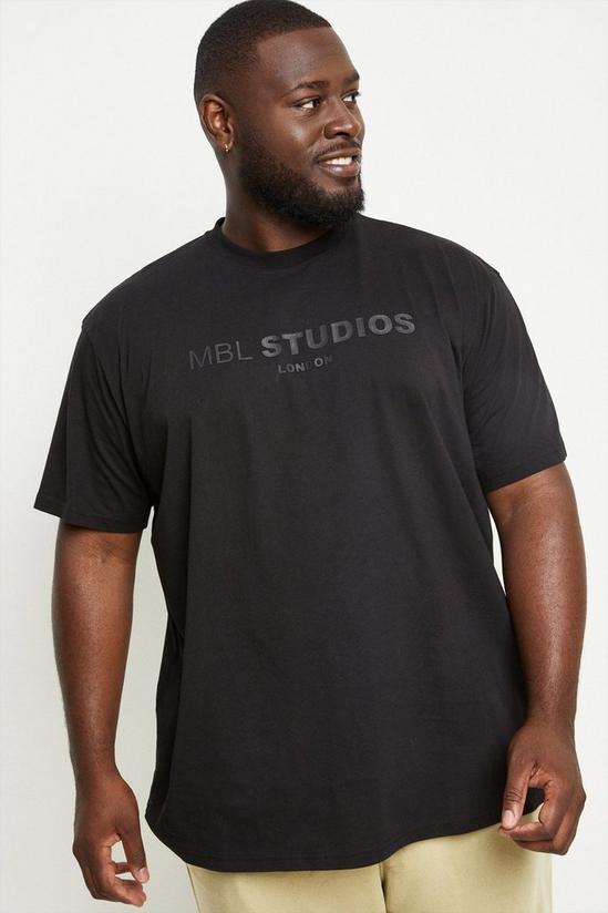 Burton Plus Relaxed Fit MBL Studios Print T-shirt 1