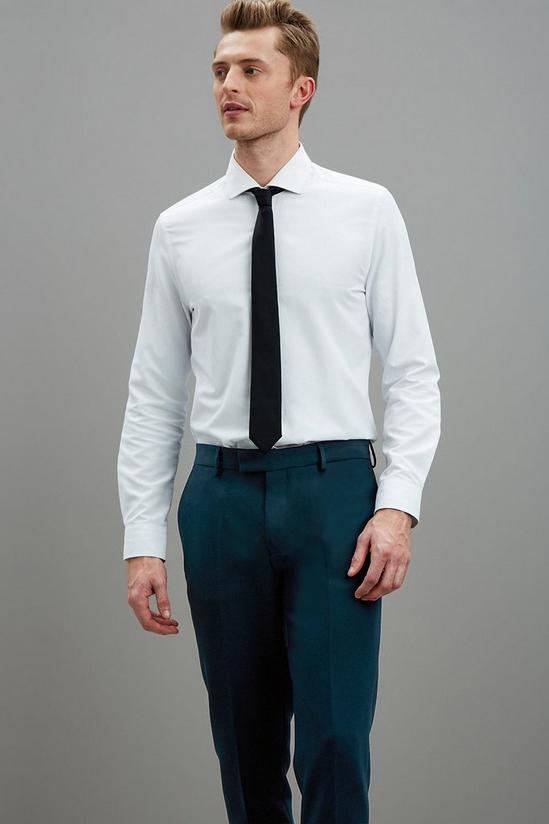Burton Skinny Fit Green Tuxedo Suit Trousers 2