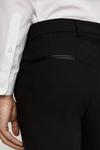 Burton Skinny Fit Black Tuxedo Suit Trousers thumbnail 4