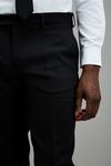 Burton Skinny Fit Black Tuxedo Suit Trousers thumbnail 4