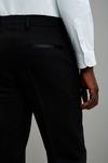 Burton Slim Fit Black Tuxedo Suit Trousers thumbnail 4