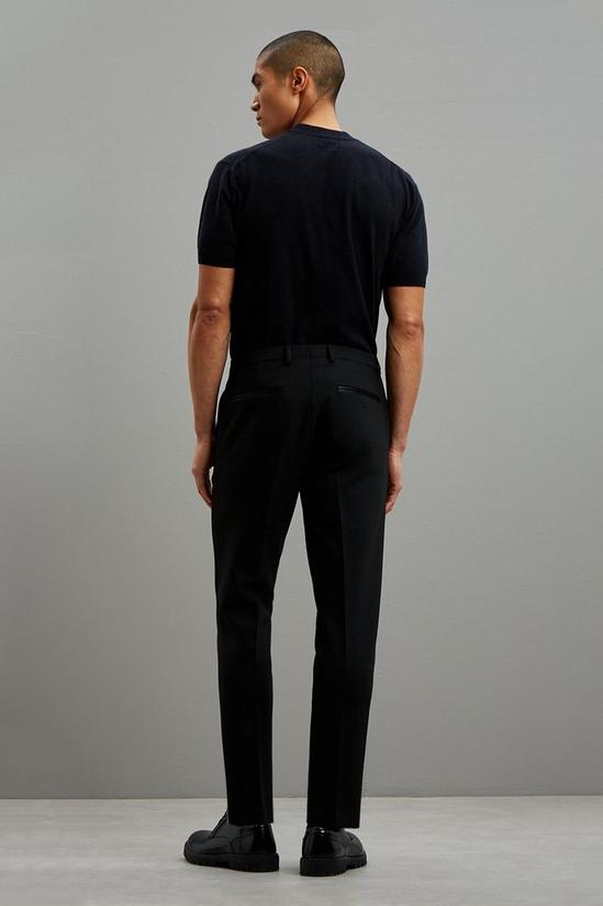 Burton Super Skinny Fit Black Suit Trousers 3