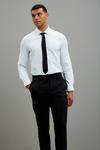 Burton Skinny Fit Black Tuxedo Suit Trousers thumbnail 2