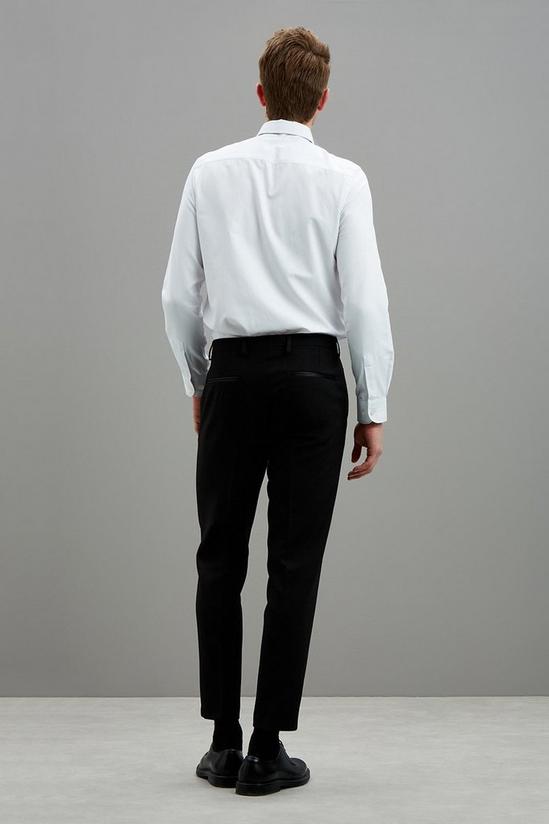 Burton Super Skinny Fit Black Tuxedo Suit Trousers 3