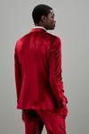 Burton Slim Fit Raisin Velvet Suit Jacket thumbnail 3
