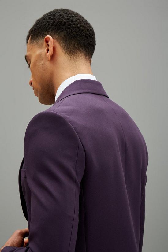 Burton Skinny Fit Purple Tuxedo Jacket 5