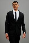 Burton Skinny Fit Tuxedo Shawl Suit Jacket thumbnail 2