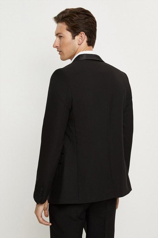 Burton Skinny Fit Black Shawl Tuxedo Jacket 3