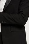 Burton Skinny Fit Black Shawl Tuxedo Jacket thumbnail 6