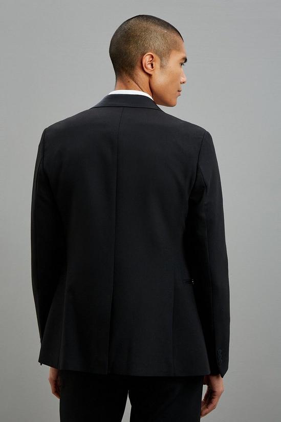 Burton Super Skinny Fit Black Tuxedo Suit Jacket 3