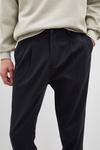 Burton Slim Fit Pleat Front Smart Trousers thumbnail 4