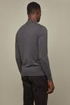 Burton Cotton Rich Charcoal Long Sleeve Polo Shirt thumbnail 3