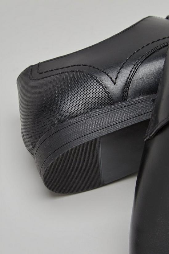 Burton Black Leather Derby Shoes 4