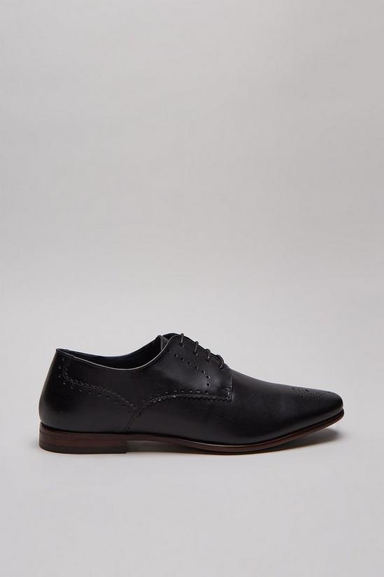 Burton Black Leather Derby Shoe 1