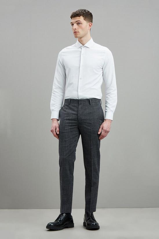 Burton Skinny Fit Grindle Weave Suit Trousers 1