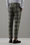 Burton Skinny Fit Folk Brown Check Suit Trousers thumbnail 3
