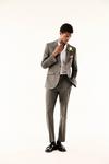 Burton Tailored Fit Grey Pow Check Jacket thumbnail 2