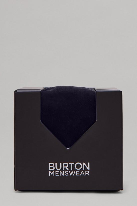 Burton Navy Velvet Tie And Cuff Links Gifting Box 1