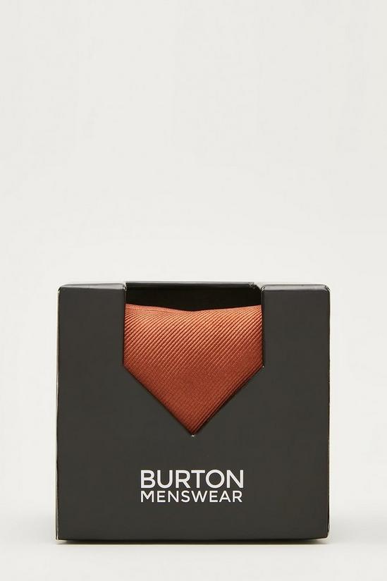 Burton Rust Tie, Square And Cuff Links Gifting Box 1
