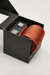 Burton Rust Tie, Square And Cuff Links Gifting Box thumbnail 2