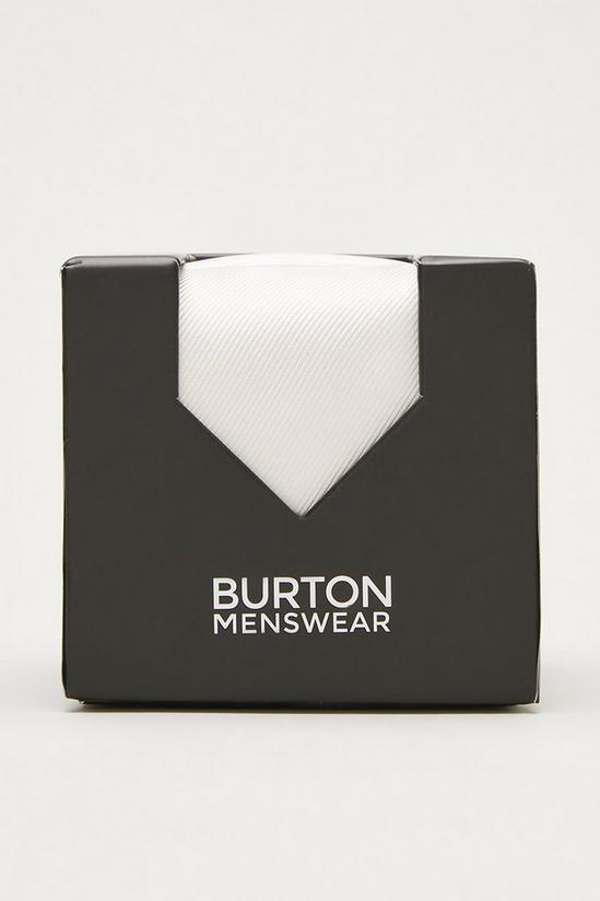 Burton Ecru Tie, Square And Cuff Links Gifting Box 3