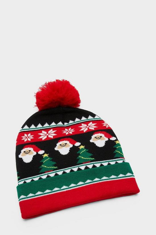 Burton Christmas Santa Bobble Hat 3
