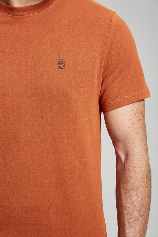 Burton Rust Short Sleeve T-Shirt & Check Pyjama Set 4
