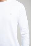 Burton White Long Sleeve T-Shirt & Grey Check Pyjama Set thumbnail 4