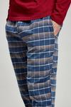 Burton Burgundy Long Sleeve T-Shirt & Check Pyjama Set thumbnail 4
