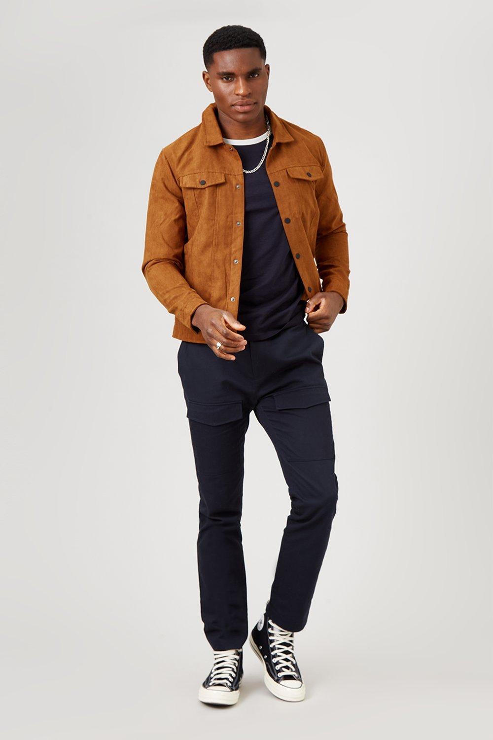 Jackets Coats Suedette Trucker Jacket Burton