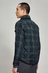 Burton Green Quilted Checked Collar Jacket thumbnail 3