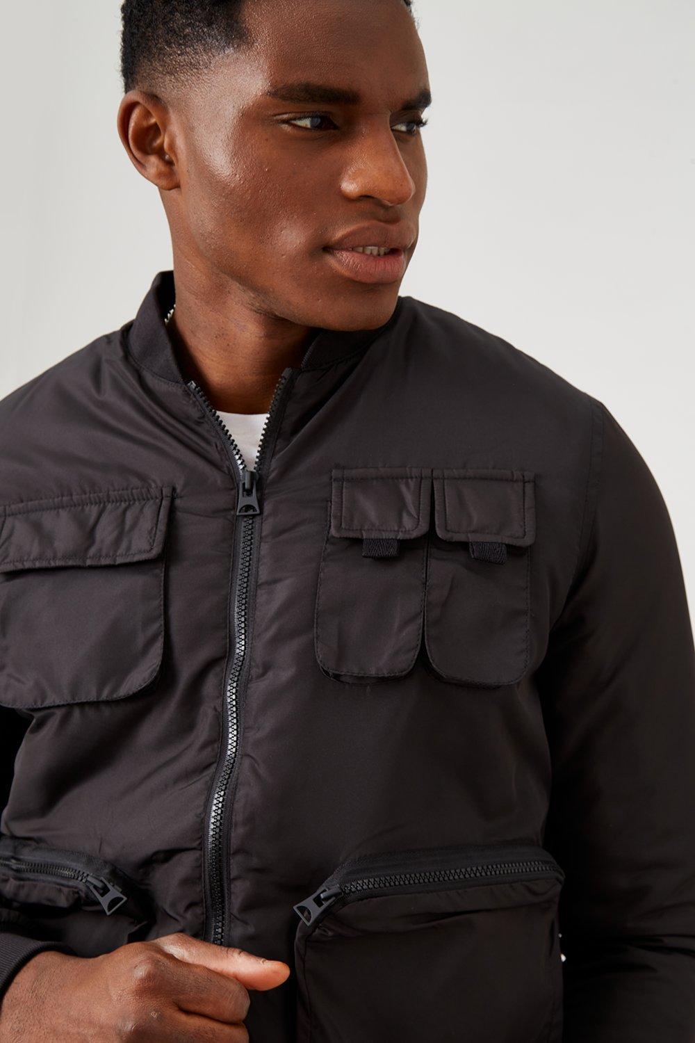 Utility bomber jacket clearance mens