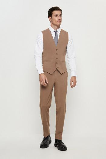 Related Product Skinny Fit Stone Waistcoat