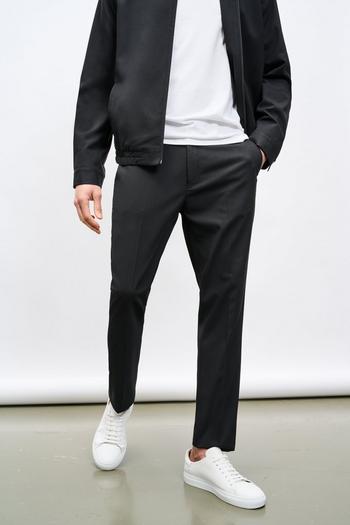 Related Product Slim Fit Black Elasticated Waistband Suit Trousers